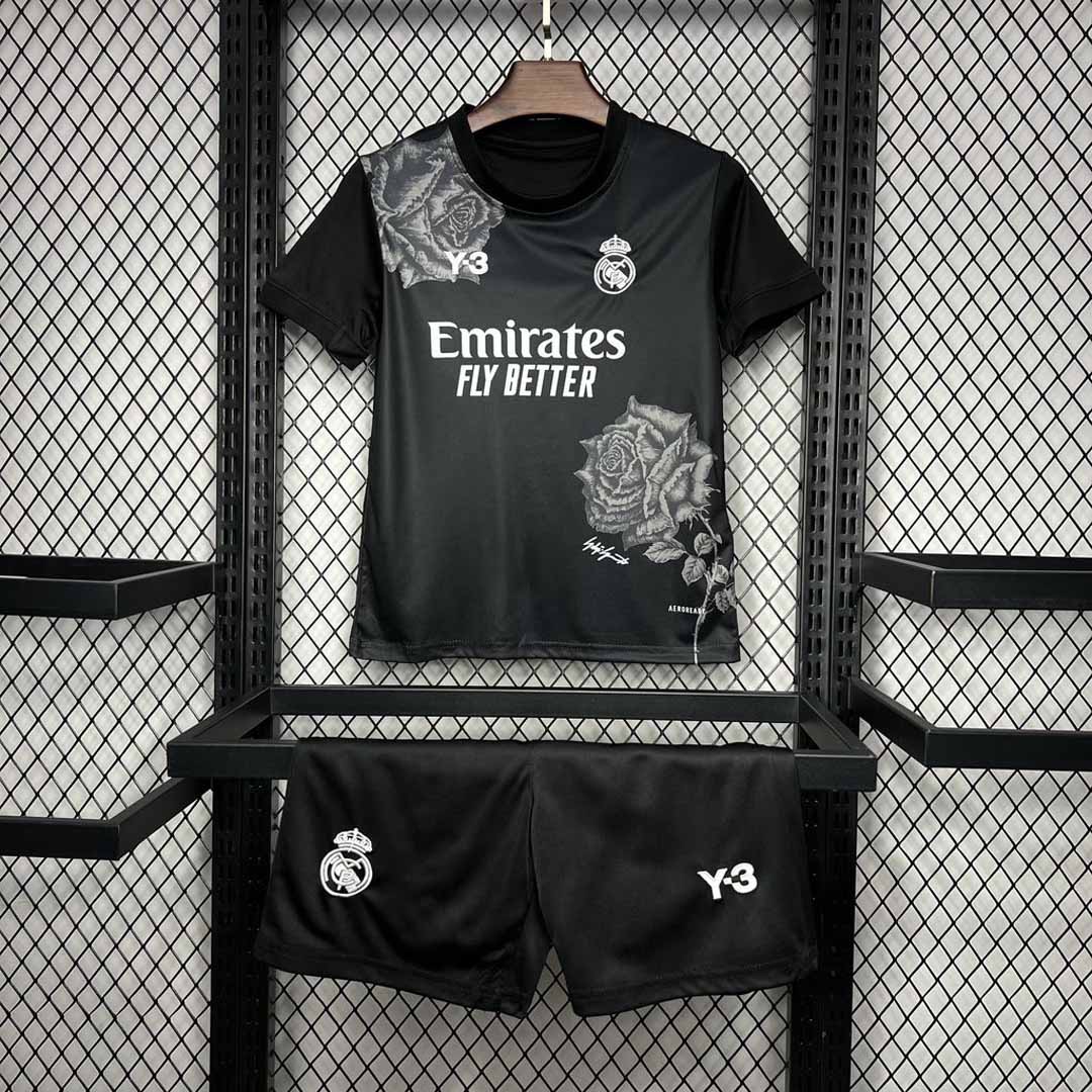 Dětský dres Real Madrid 24 25 Čierna Špecialna edícia