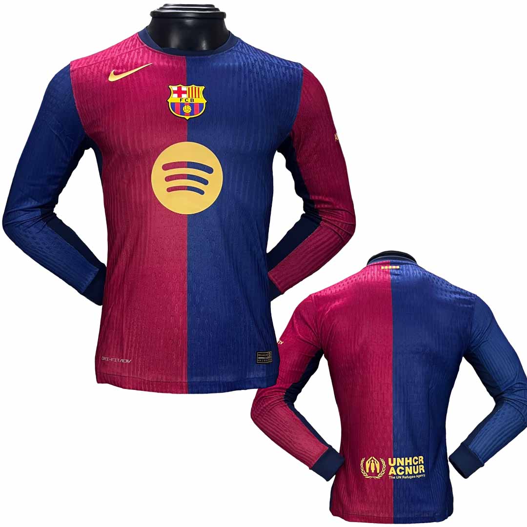 FC Barcelona Dres Domáci 2425 Dlhý Rukáv