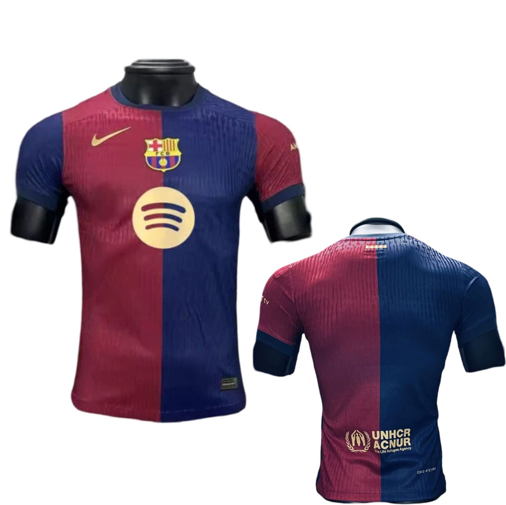 Nové FC Barcelona 2024/25 Domáci Dres Krátky Rukáv