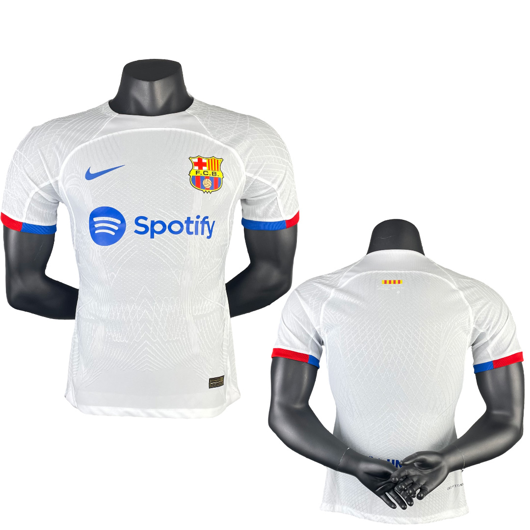 Dres FC Barcelona 2324 Hosťujúci Biela