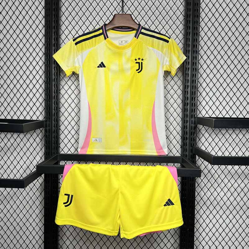 Juventus 202425 Hosťujúci dres Žltá Sady Pre Deti