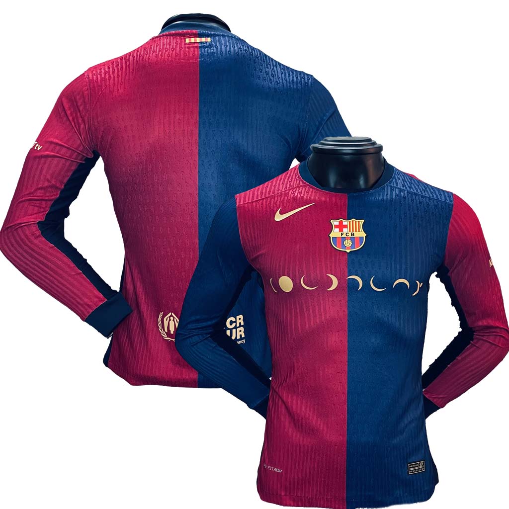 Nové Coldplay FC Barcelona Dres Domáci 24/25 Dlhý Rukáv