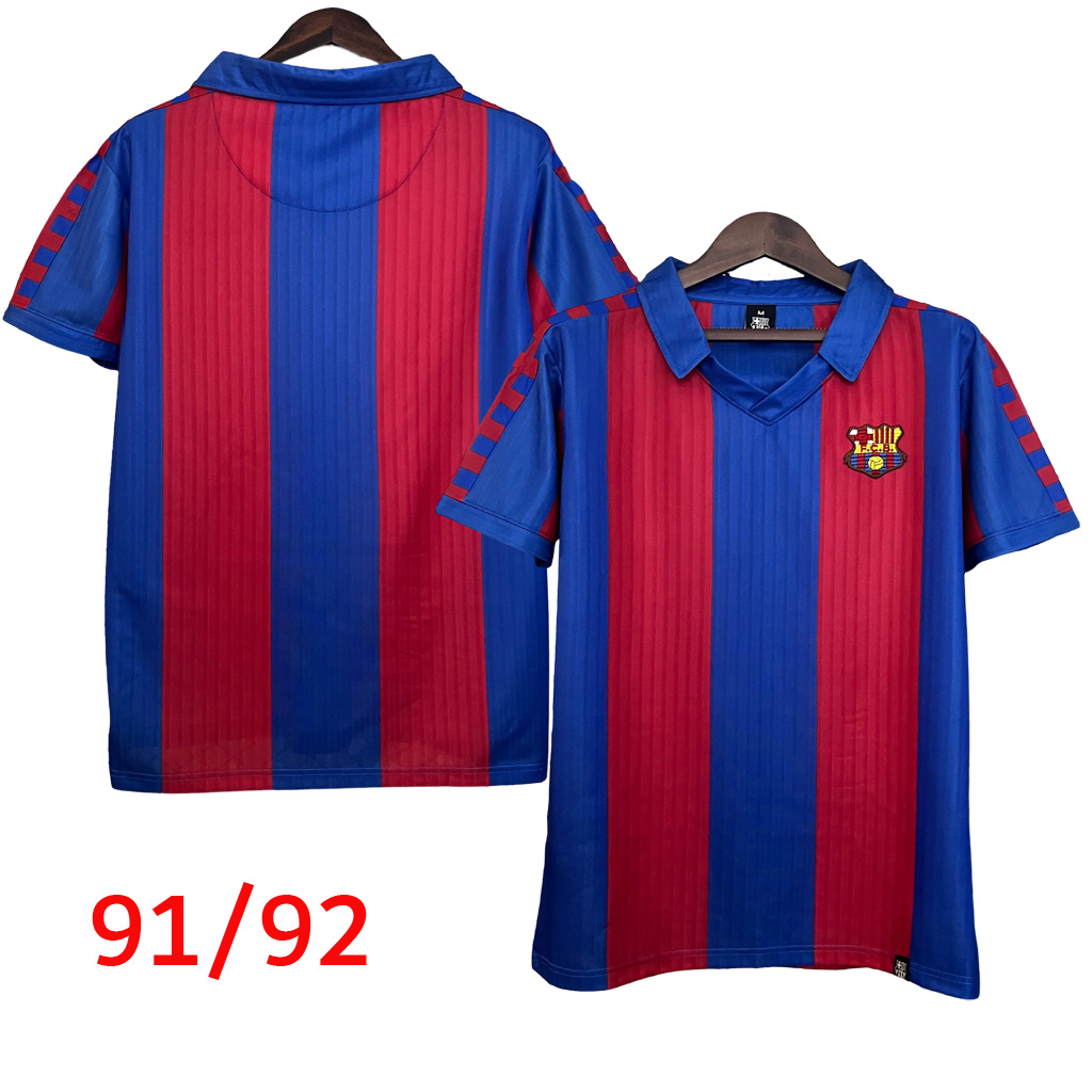 Retro Barcelona 9192 Domáci Dres Červená Modrá